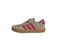 adidas Unisex niños VL Court 3.0 Hook and Loop Shoes Kids, Blanch Cargo/Pure Ruby/Gold Met., 31 EU