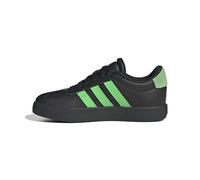 adidas Unisex niños VL Court 3.0 Kids Shoes, Core Black/Screaming Green/Carbon, 38 2/3 EU