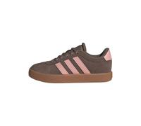 adidas Unisex niños VL Court 3.0 Kids Shoes, Earth strata/Semi Frozen Turbo/Amber Gum, 28 EU