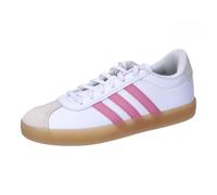 adidas Unisex niños VL Court 3.0 Kids Shoes, FTWR White/Bliss Pink/Alumina, 39 1/3 EU