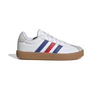 adidas Unisex niños VL Court 3.0 Shoes, FTWR White/Team Royal Blue/Better Scarlet, 33 EU