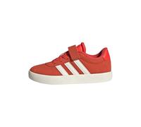 adidas Unisex niños VL Court Shoes, Bright Red/Core White/Off White, 33 EU