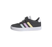 adidas Unisex niños VL Court Shoes, Grey Six/halo Mint/Bliss Lilac, 35 EU