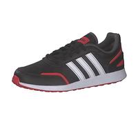 adidas VS Switch 3 Lifestyle Running Lace Shoes, Zapatillas para Correr, Core Black/Cloud White/Vivid Red, 39 1/3 EU