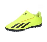 Adidas Unisex niños X Crazyfast Club Hook-and-Loop Turf Boots, Team Solar Yellow 2/Core Black/Solar Red, 36 EU