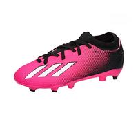 Adidas Unisex niños X Speedportal.3 Firm Ground Boots, Shock Pink/Zero Metalic/Core Black, 36 EU