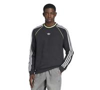 Adidas Unisex Originals Adicolor Piping Crew Neck Black Talla: S | Sudaderas con Capucha Outlet | Unisex | Negro