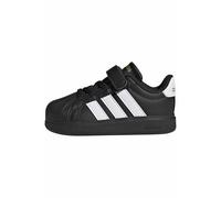 adidas unisex para niños STREETTALK Zapatos Children, Negro Blanco Dorado Metalizado, 21 EU