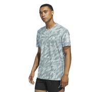 Adidas Unisex Performance Own The Run Allover Print T-shirt Mint To Talla: XL | Tops Deportivos Outlet | Unisex | Cian