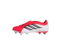 adidas Unisex League Fold-Over Tongue Soft Ground Football Boots, Lucid Red/Core Black/FTWR White, 44 EU