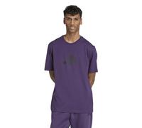 Adidas Unisex Sportswear Future Icons Three Bar Tee Aurora Plum Talla: L | Tops Deportivos Outlet | Unisex | Magenta