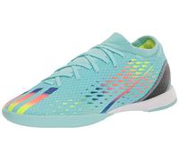 adidas Unisex X Speedportal.3 Indoor Soccer Shoe, Clear Aqua/Solar Red/Power Blue, 12.5 US Men