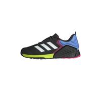 adidas Unisex Zapatilla de Training Dropset 3, Core Black/Cloud White/Lucid Lemon, 46