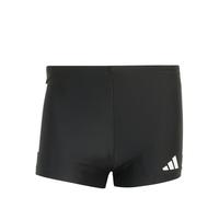 adidas Uomo 3 Stripes Swim Boxers, Black/White, XS