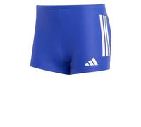 adidas Uomo 3 Stripes Swim Boxers, Semi Lucid Blue/White, 34