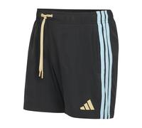 adidas Uomo 3 Stripes Swim Shorts 5 Inch, Black, XL