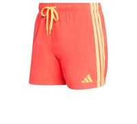 adidas Uomo 3 Stripes Swim Shorts 5 Inch, Lucid Red, XL