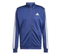 adidas Uomo 3 Stripes Tricot Regular Track Top, Dark Blue, XL