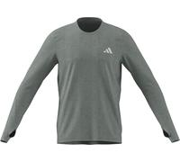 adidas Uomo adi365 Running Essentials Long Sleeve, Medium Grey Heather, L
