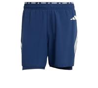 adidas Uomo ADI365 Running Formotion Iconic 2in1 Shorts, Tech Indigo, L