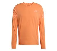 adidas Uomo ADI365 Running Iconic Long Sleeve, Dusky Orange, XL