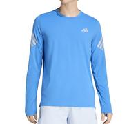adidas Uomo ADI365 Running Iconic Long Sleeve, Ray Blue, XXL