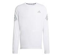 adidas Uomo ADI365 Running Iconic Long Sleeve, White, S