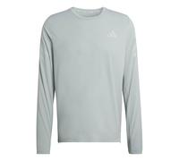 adidas Uomo ADI365 Running Iconic Long Sleeve, Wonder Sage, M