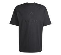 adidas Uomo All SZN Embroidered Graphics T-Shirt, Black, L