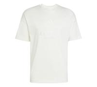 adidas Uomo All SZN Embroidered Graphics T-Shirt, Off White, L