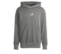 adidas Uomo All SZN French Terry Washed Hoodie, Black, XL
