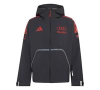 adidas Uomo AUDI FORMULA ONE TEAM MECHANICS RAIN JACKET, utility black/hi-res red, L