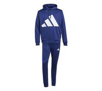 adidas Hombre BIG LOGO FRENCH TERRY HOODED TRACKSUITS, dark blue, XL