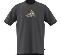 adidas Uomo Camo Explorer Graphic T-Shirt, Grey Five, XXL