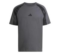 adidas Uomo Camo T-Shirt, Grey Six/Multicolor, L