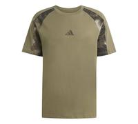 adidas Uomo Camo T-Shirt, Olive strata/Multicolor, L