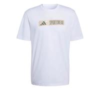 adidas Uomo Climacool Camo Linear Graphic T-Shirt, White, M