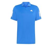 adidas Uomo Club Tennis 3-Stripes Polo Shirt, Glory Blue, M
