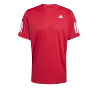adidas Uomo Club Tennis Climacool 3-Stripes T-Shirt, Pure Ruby, M