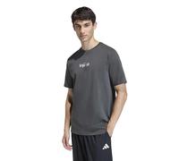 adidas Uomo Coffee Cafe Donut Box Graphic T-Shirt, Grey Six, M