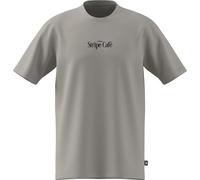 adidas Uomo Coffee Cafe Donut Box Graphic T-Shirt, Wonder Alumina, 3XL