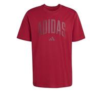 adidas Uomo Collegiate Lineage Graphic T-Shirt, Active Maroon, XXL