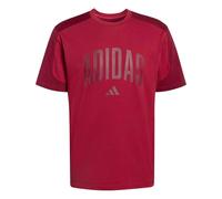 adidas Uomo Collegiate T-Shirt, Active Maroon/Collegiate Burgundy, S