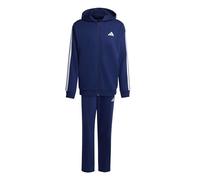 adidas Uomo COLORBLOCK HOODED TRACKSUIT, dark blue/white, XS