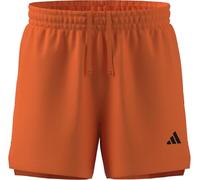 adidas Uomo D4T Essentials Shorts, Pure Orange, S 7 Inch