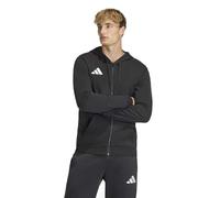 adidas Uomo Entrada26 Full Zip Hoodie, Black/White, XL