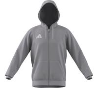 adidas Uomo Entrada26 Full Zip Hoodie, Team Light Grey/White, XXL