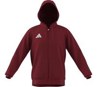 adidas Uomo Entrada26 Full Zip Hoodie, Team Power Red 2/White, M