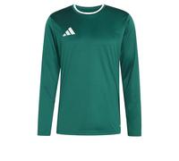 adidas Uomo Entrada26 Long Sleeve Jersey, Team Dark Green/White, M