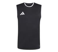 adidas Uomo Entrada26 Sleeveless Jersey, Black/White, M